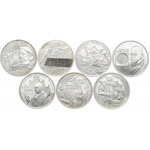 Zestaw monet, 10 złotych 2001 (7 szt.)