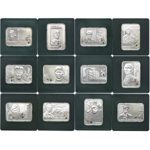 Zestaw monet, 20 złotych 2002-2015 Malarze (12 szt.)