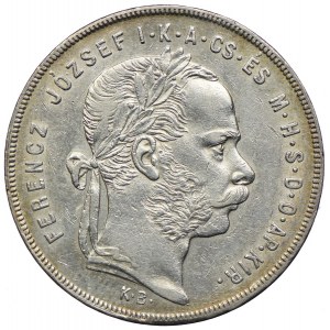 Węgry, Franciszek Józef I, 1 forint 1879 KB, Kremnica