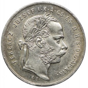 Węgry, Franciszek Józef I, 1 forint 1870 KB, Kremnica