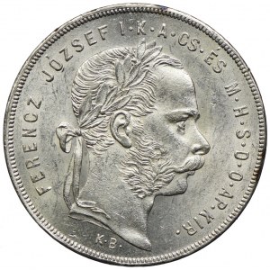 Węgry, Franciszek Józef I, 1 forint 1879 KB, Kremnica