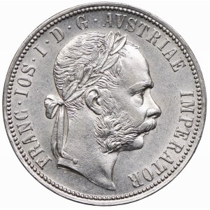 Austria, Franciszek Józef I, 1 floren 1886, Wiedeń