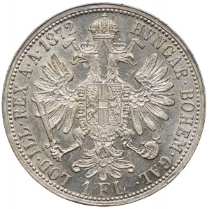 Austria, Franciszek Józef I, 1 floren 1872, Wiedeń