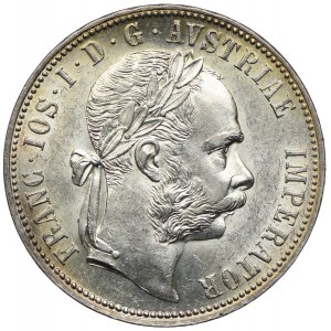 Austria, Franciszek Józef I, 1 floren 1883, Wiedeń