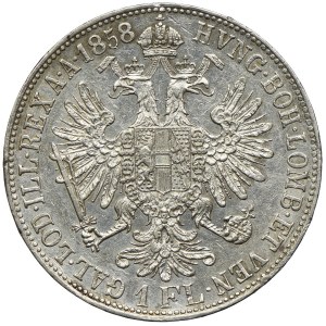 Austria, Franciszek Józef I, 1 floren 1858 B, Kremnica