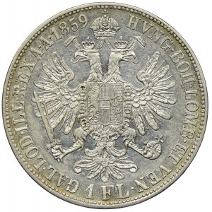 Austria, Franciszek Józef I, 1 floren 1859 B, Kremnica