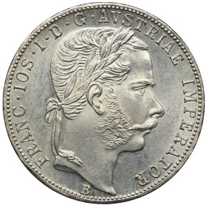 Austria, Franciszek Józef I, 1 floren 1866 B, Kremnica