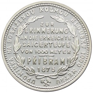 Austria, Franciszek Józef I, 1 floren 1875, Kopalnia Przybramska, nowe bicie