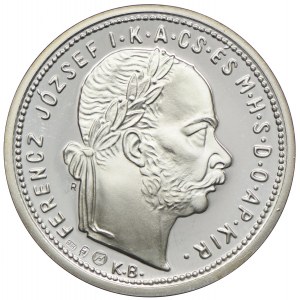 Austria, Franciszek Józef I, 1 floren 1878 KB, nowe bicie