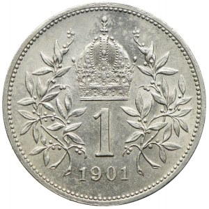 Austria, Franciszek Józef I, 1 korona 1901, Wiedeń