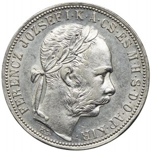 Węgry, Franciszek Józef I, 1 forint 1890 KB, Kremnica