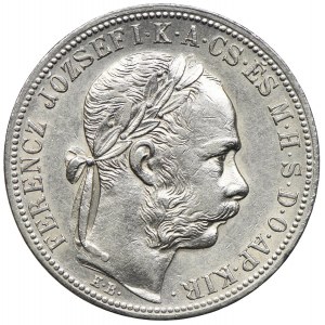 Węgry, Franciszek Józef I, 1 forint 1882 KB, Kremnica