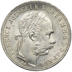 Węgry, Franciszek Józef I, 1 forint 1883 KB, Kremnica