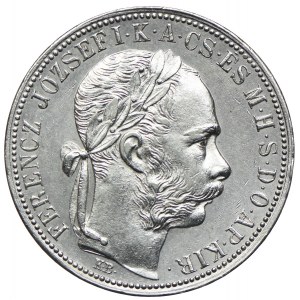 Węgry, Franciszek Józef I, 1 forint 1888 KB, Kremnica