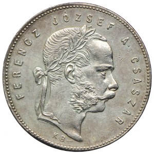 Węgry, Franciszek Józef I, 1 forint 1869 KB, Kremnica