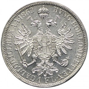 Austria, Franciszek Józef I, 1 floren 1862 A, Wiedeń