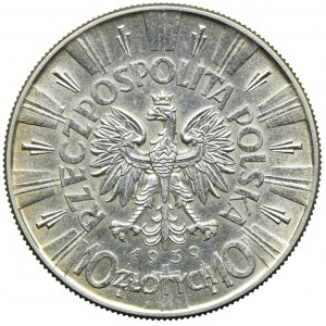 10 złotych 1939, Józef Piłsudski