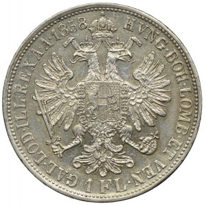 Austria, Franciszek Józef I, 1 floren 1858 V, Wenecja