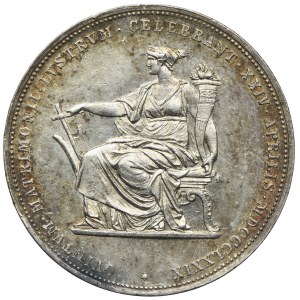 Austria, Franciszek Józef I, 2 guldeny 1879 Wiedeń - Srebrne gody