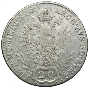 Austria, Franciszek II, 20 krajcarów 1797 C, Praga