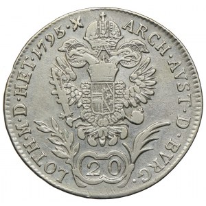 Austria, Franciszek II, 20 krajcarów 1795 B, Kremnica