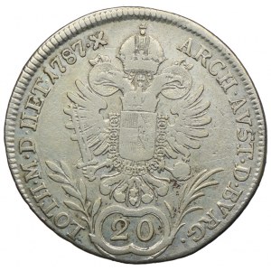 Austria, Franciszek II, 20 krajcarów 1787 A, Wiedeń