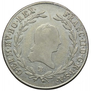 Austria, Franciszek II, 20 krajcarów 1802 B, Kremnica