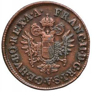 Austria, Franciszek II, 1/4 krajcara 1800, Wiedeń