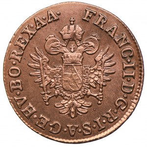Austria, Franciszek II, 1/4 krajcara 1800, Wiedeń