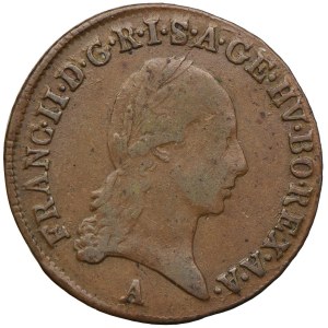 Austria, Franciszek II, 1/2 krajcara 1800, Wiedeń