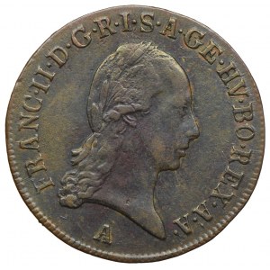 Austria, Franciszek II, 1/2 krajcara 1800, Wiedeń