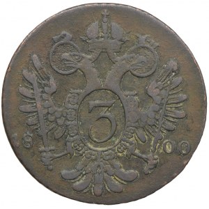 Austria, Franciszek II, 3 krajcary 1800, Nagybanya