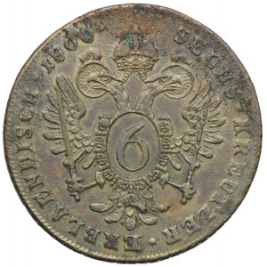 Austria, Franciszek II, 6 krajcarów 1800, Karlsburg