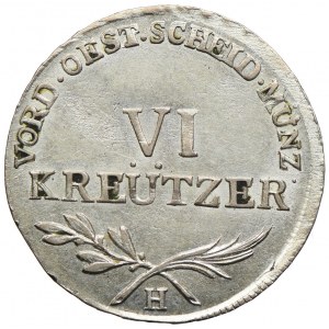 Austria, Franciszek II, 6 krajcarów 1797, Günzburg