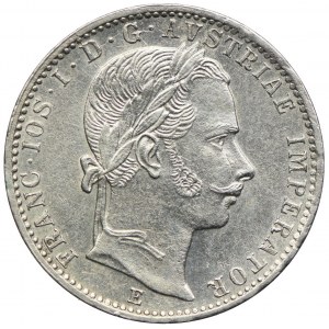 Austria, Franciszek Józef I, 1/4 florena 1862, Karlsburg