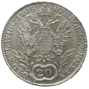 Austria, Franciszek II, 20 krajcarów 1808, Salzburg