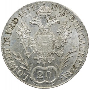 Austria, Franciszek II, 20 krajcarów 1811, Kremnica