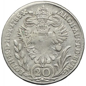 Austria, Józef II, 20 krajcarów 1785, Hall