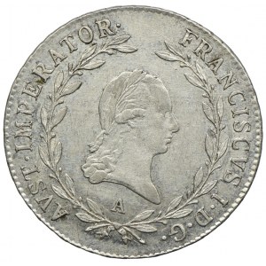 Austria, Franciszek II, 20 krajcarów 1818, Wiedeń