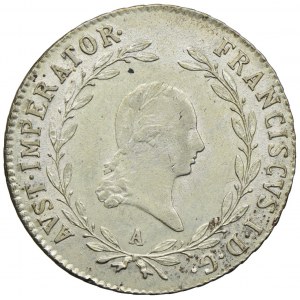 Austria, Franciszek II, 20 krajcarów 1824, Wiedeń