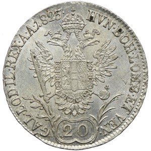 Austria, Franciszek II, 20 krajcarów 1823, Wiedeń