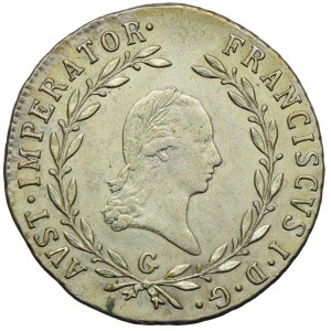 Austria, Franciszek II, 20 krajcarów 1824, Nagybanya