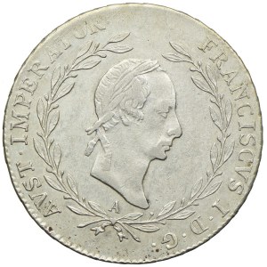 Austria, Franciszek II, 20 krajcarów 1830, Wiedeń