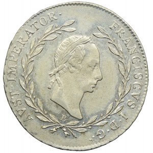 Austria, Franciszek II, 20 krajcarów 1830, Kremnica