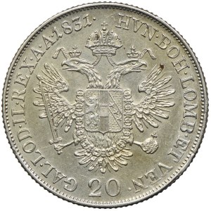 Austria, Franciszek II, 20 krajcarów 1831, Milano