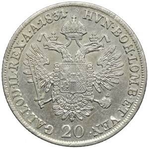 Austria, Franciszek II, 20 krajcarów 1831, Wiedeń