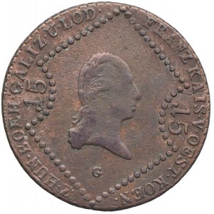 Austria, Franciszek II, 15 krajcarów 1807, Nagybanya