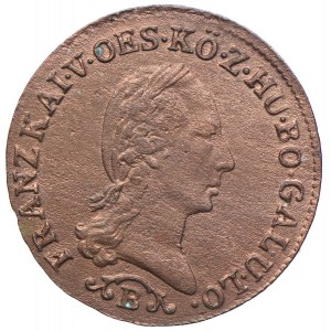 Austria, Franciszek II, 1/4 krajcara 1812, Kremnica