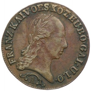 Austria, Franciszek II, 1/2 krajcara 1812, Wiedeń