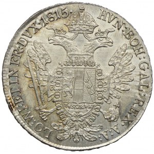 Austria, Franciszek II, 1/2 talara 1815, Wiedeń